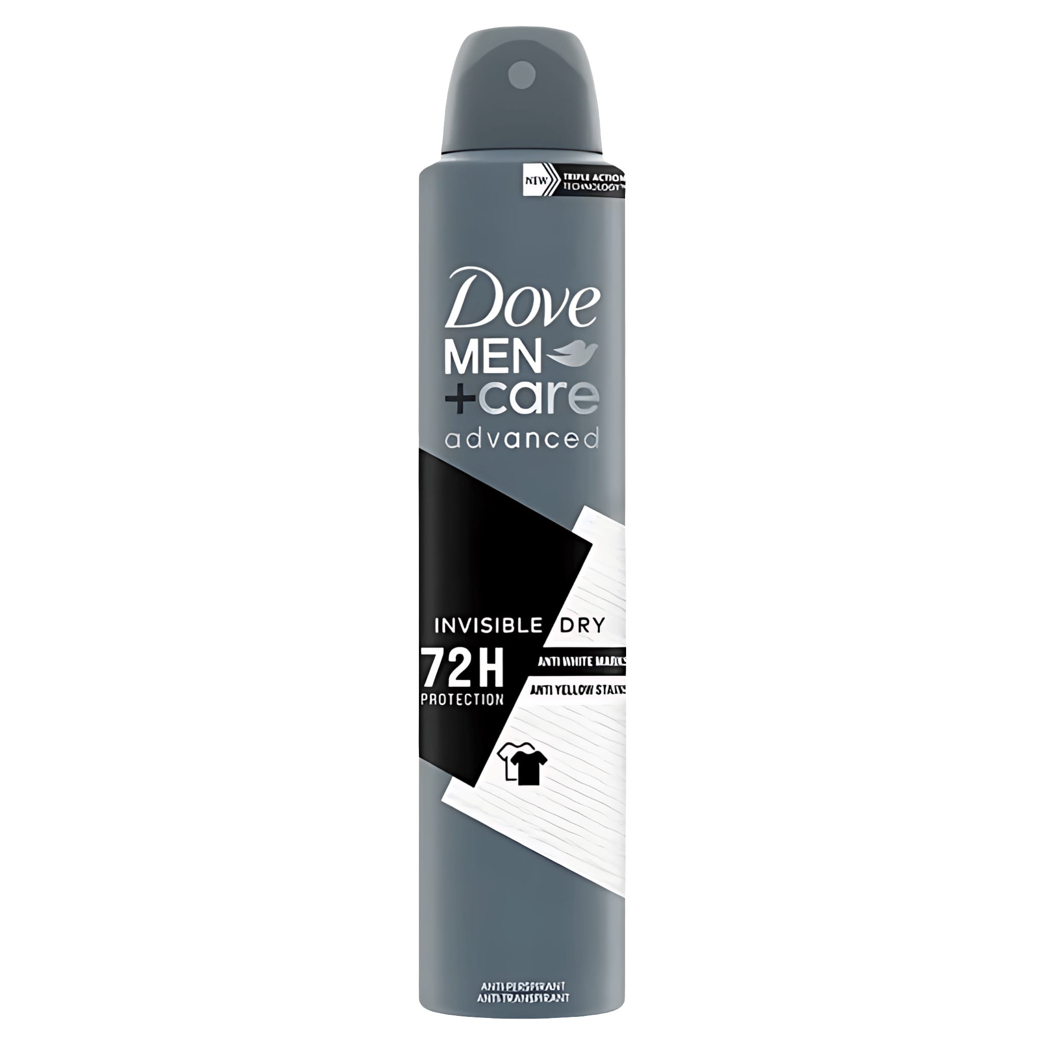 Deodorant spray Dove Men+Care Advanced Invisible Dry, 200 ml