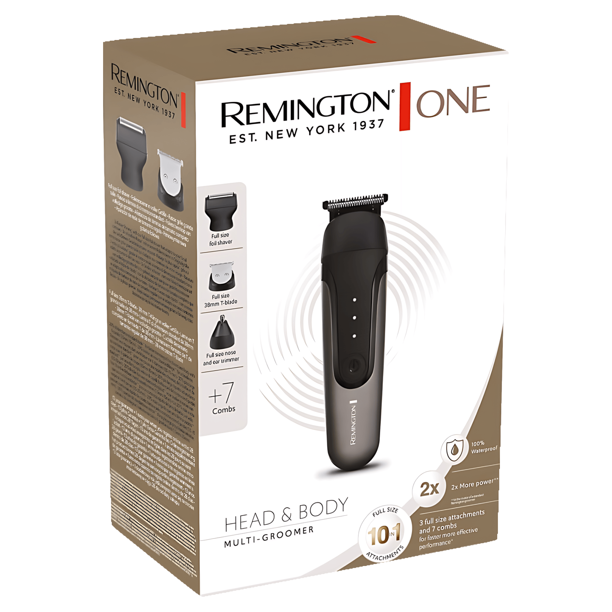 Aparat de tuns Remington PG760 10 in 1, acumulator, autonomie 60 minute, negru