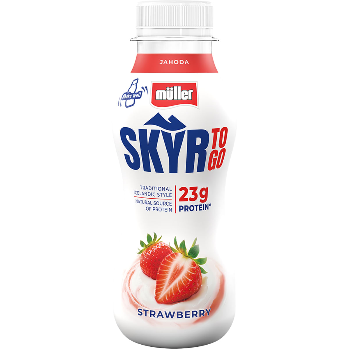 Skyr cu aroma de capsuni Muller To Go, 330 g