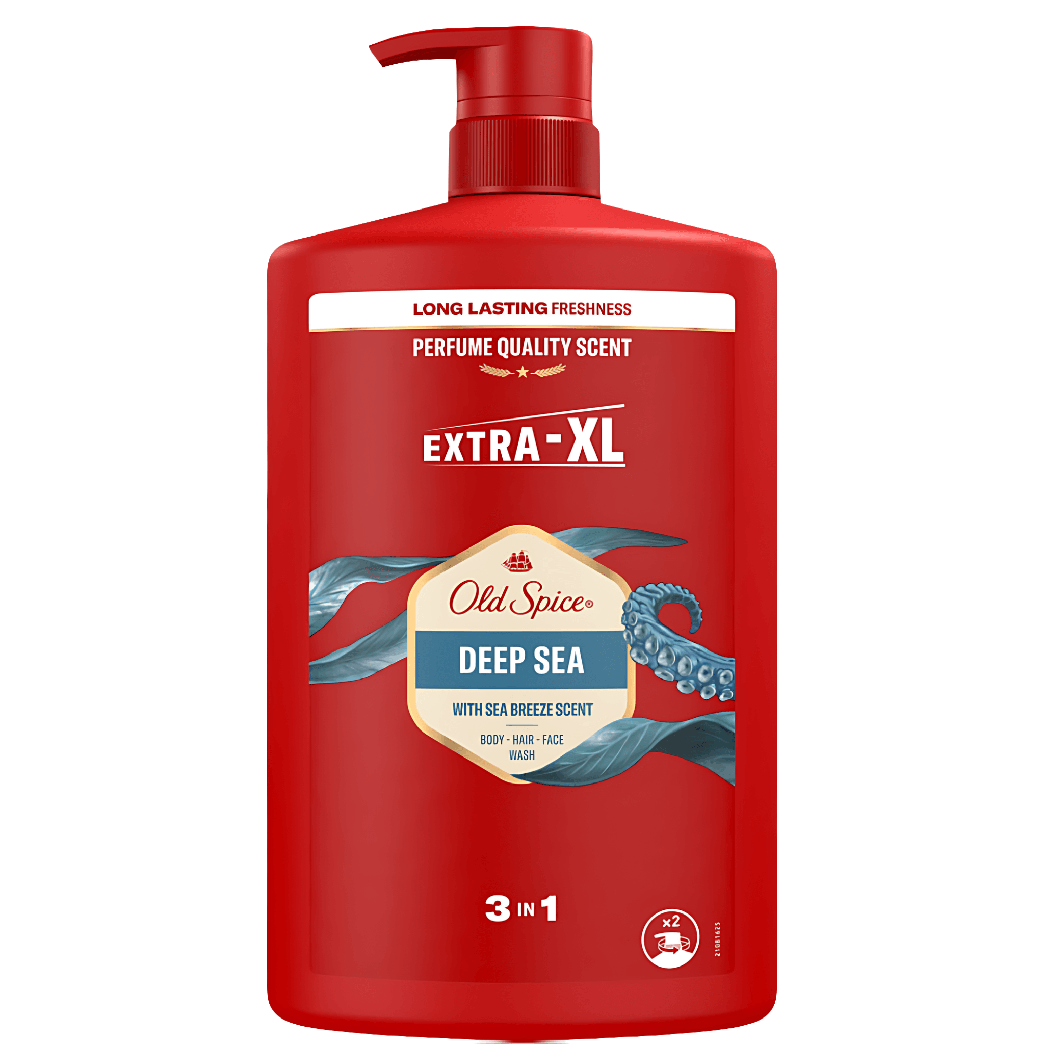 Gel de dus 3 in 1 Old Spice Deep Sea Extra-XL, 1000 ml