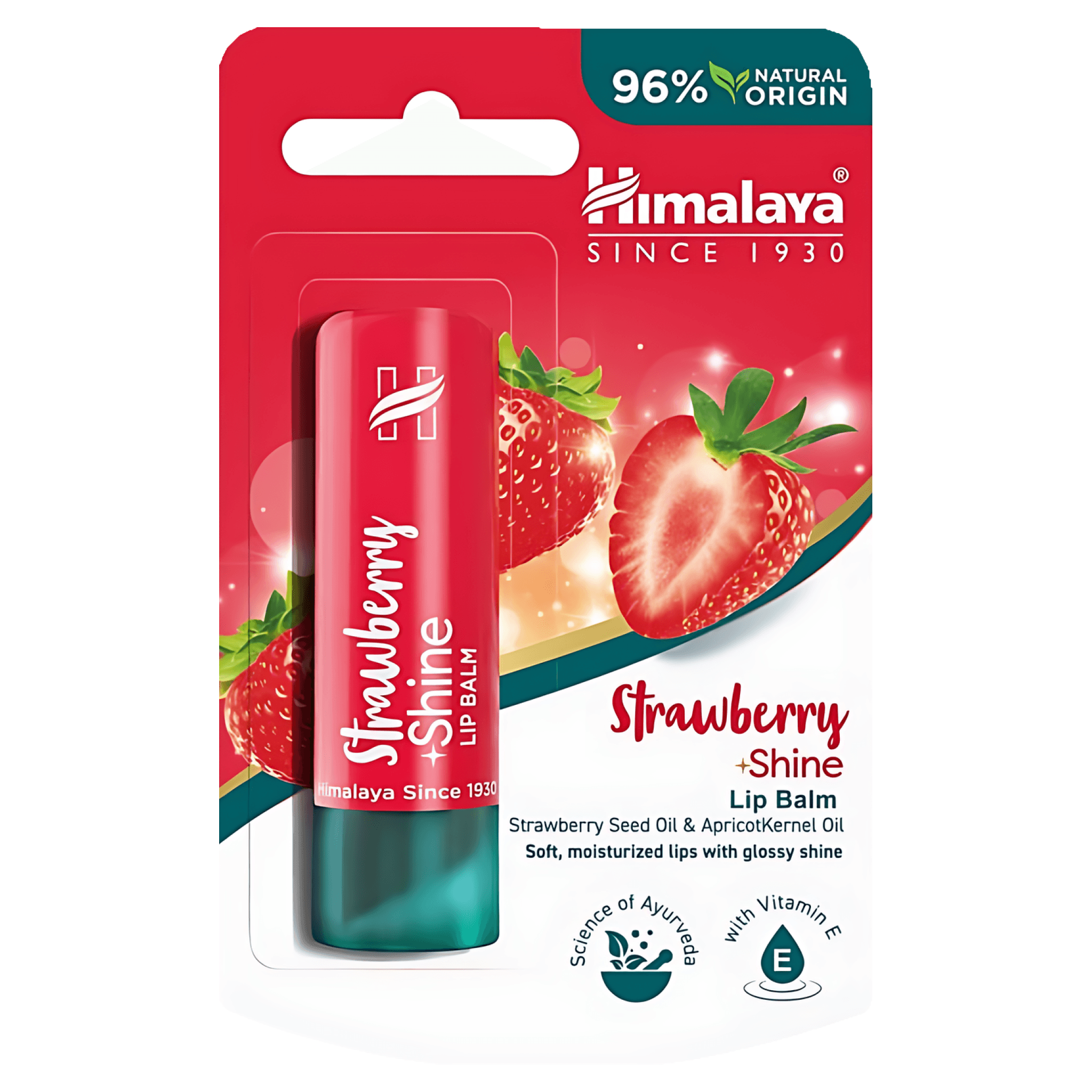 Balsam de buze Himalaya Strawberry, 4.5 g