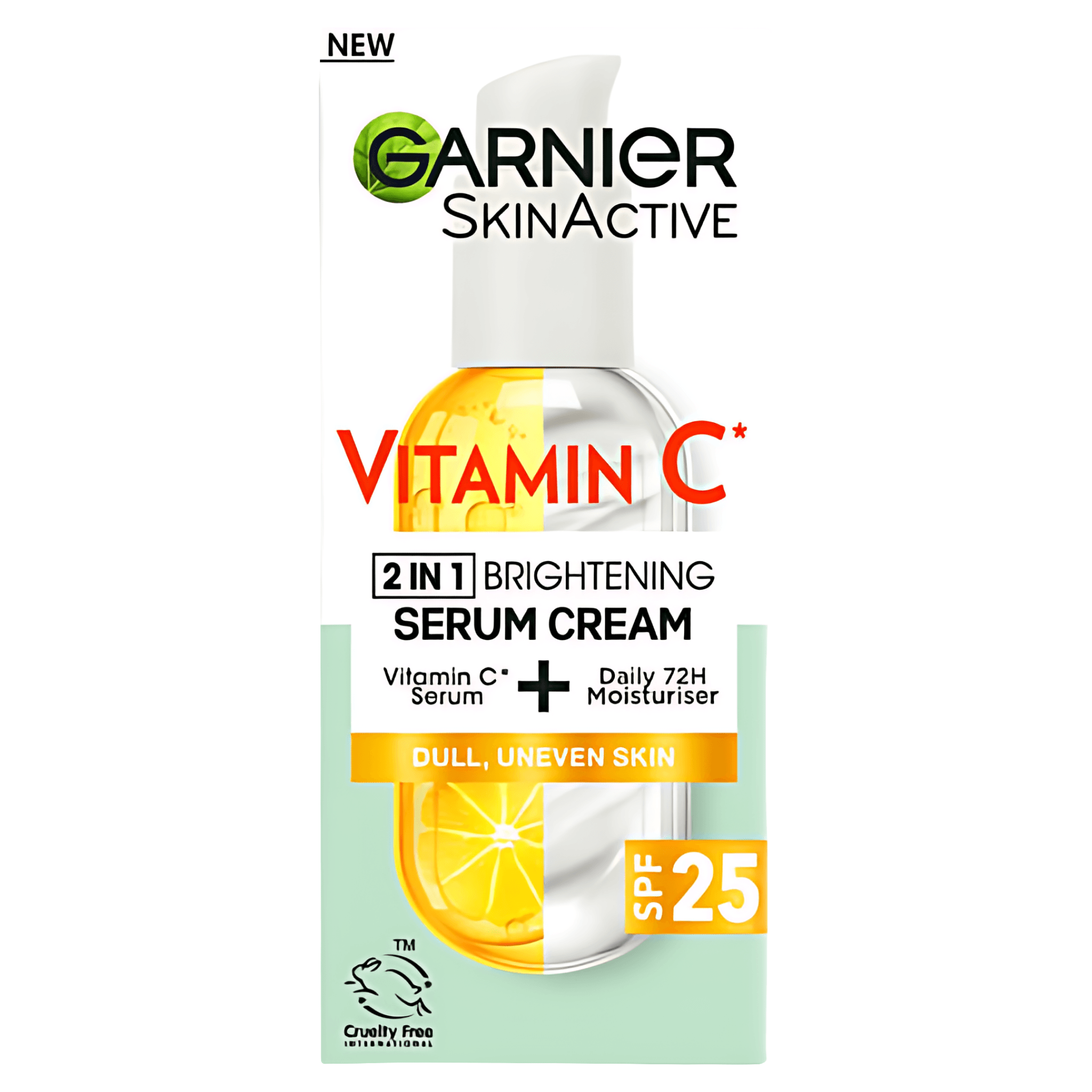 Ser cremos pentru ten Garnier Skin Active Vitamin C, efect de iluminare, 50 ml