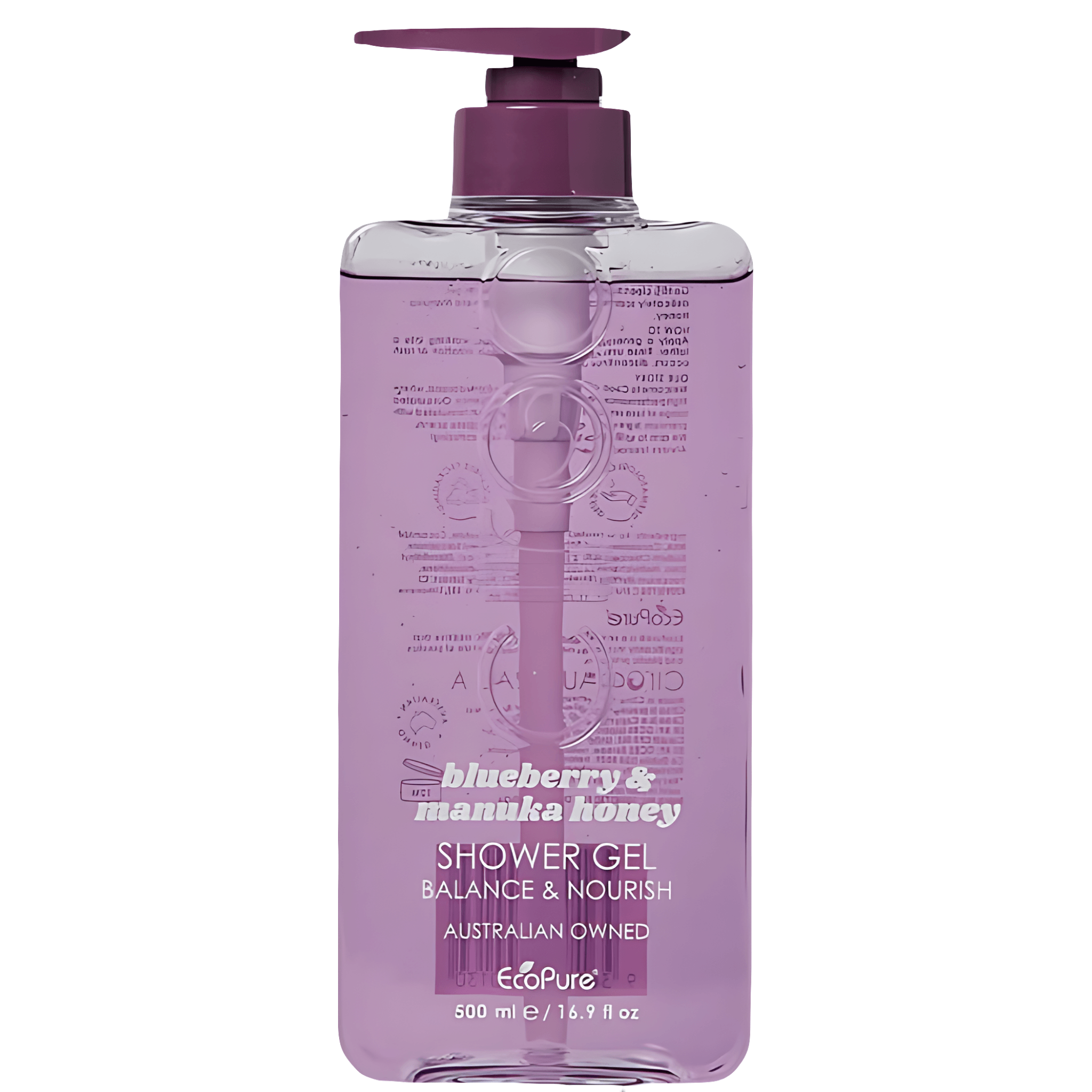 Gel de dus cu afine si miere de manuka Ciroa, 500 ml