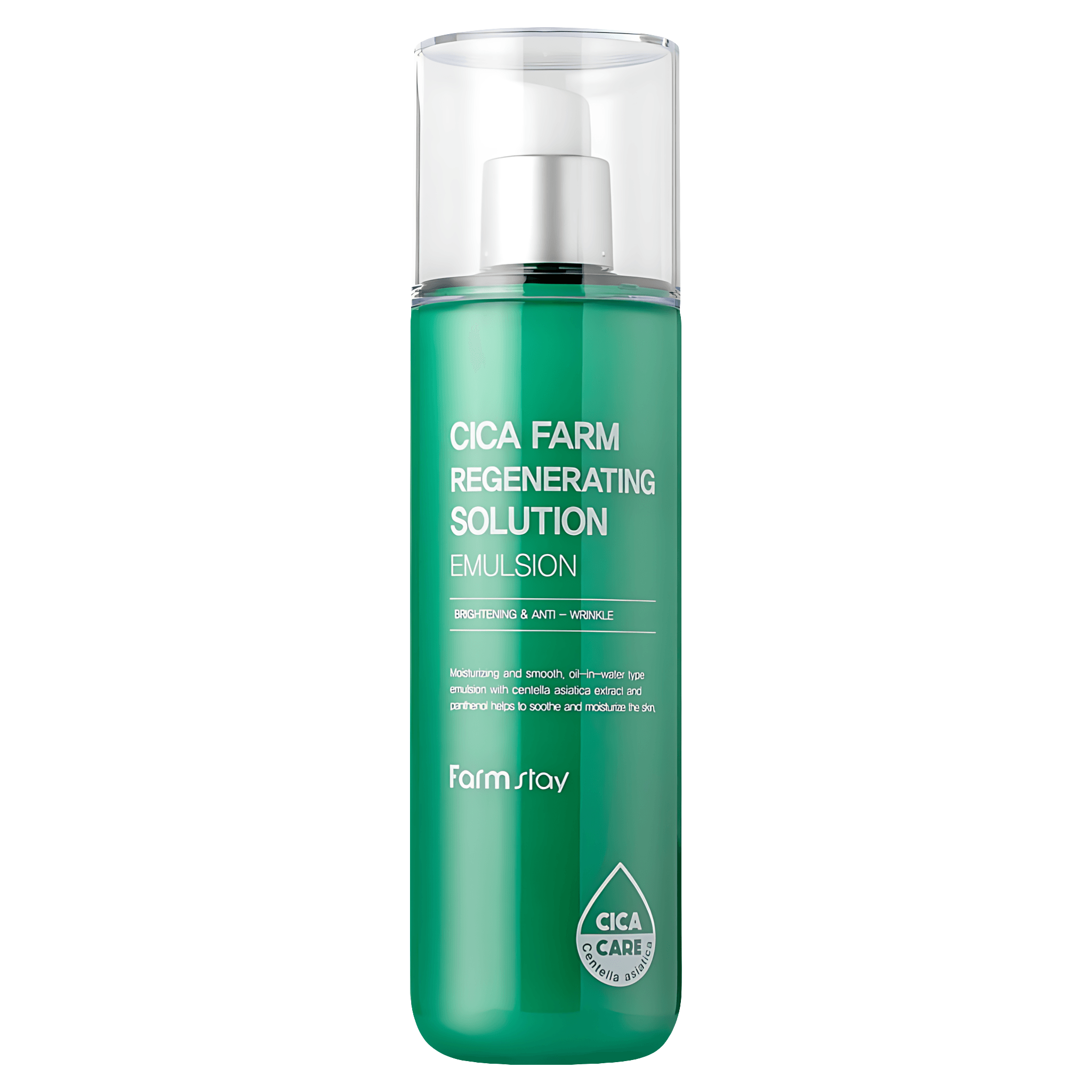 Emulsie regeneranta cu extract de cente asiatica Farmstay Cica Farm, 200 ml