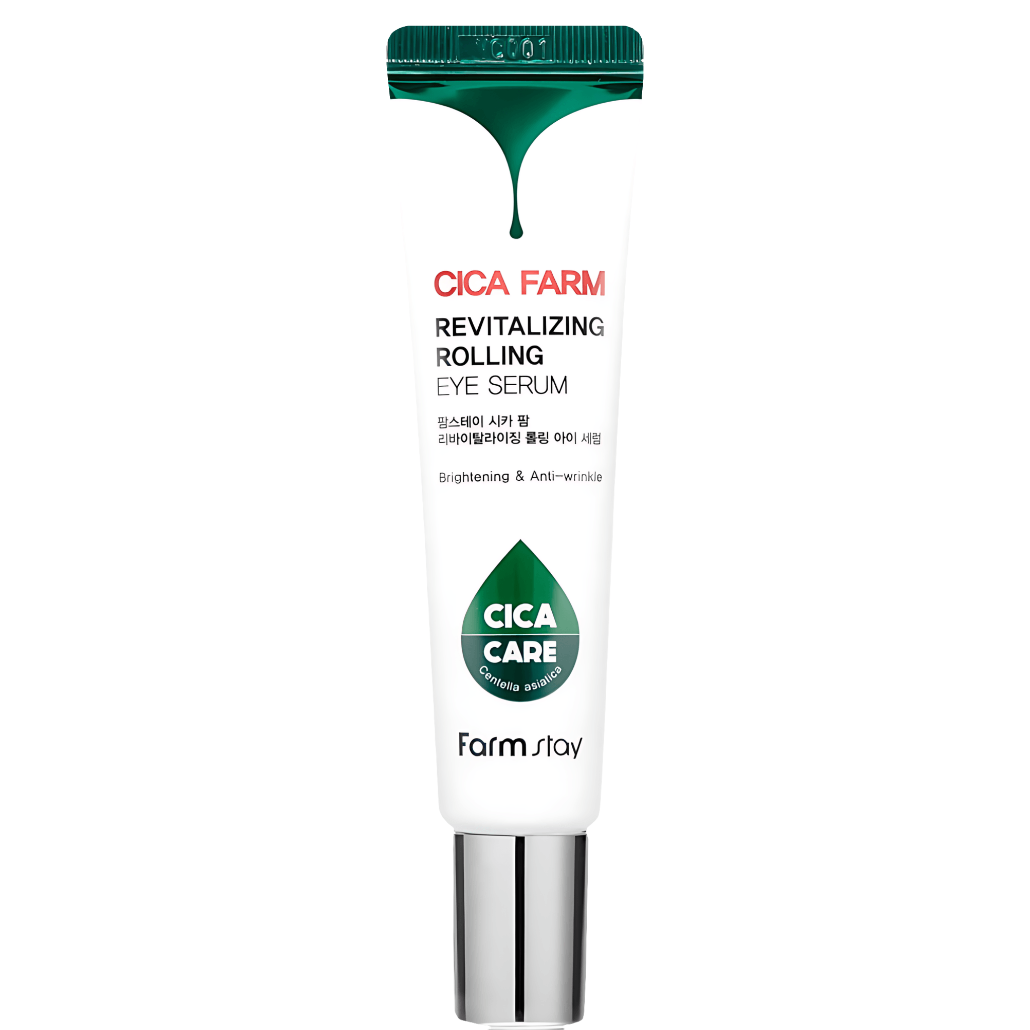 Ser hidratant si calmant pentru ochi cu centella asiatica Farmstay Cica Farm, 25 ml