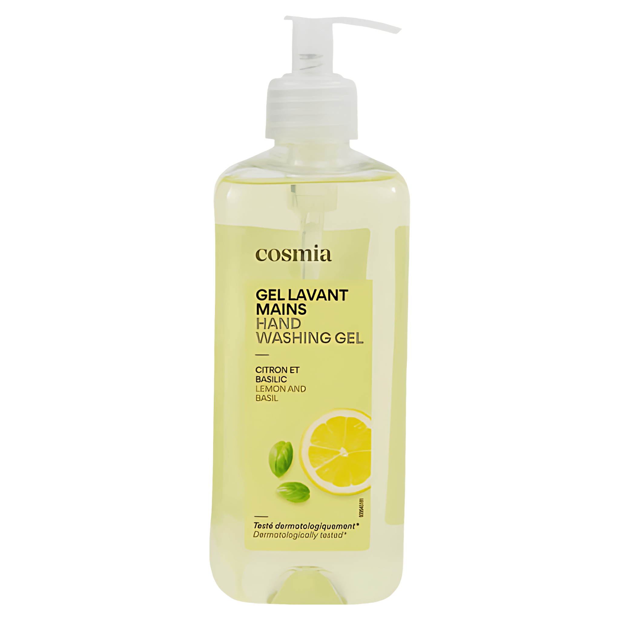 Sapun lichid cu parfum de lamaie si busuioc Cosmia, 500 ml