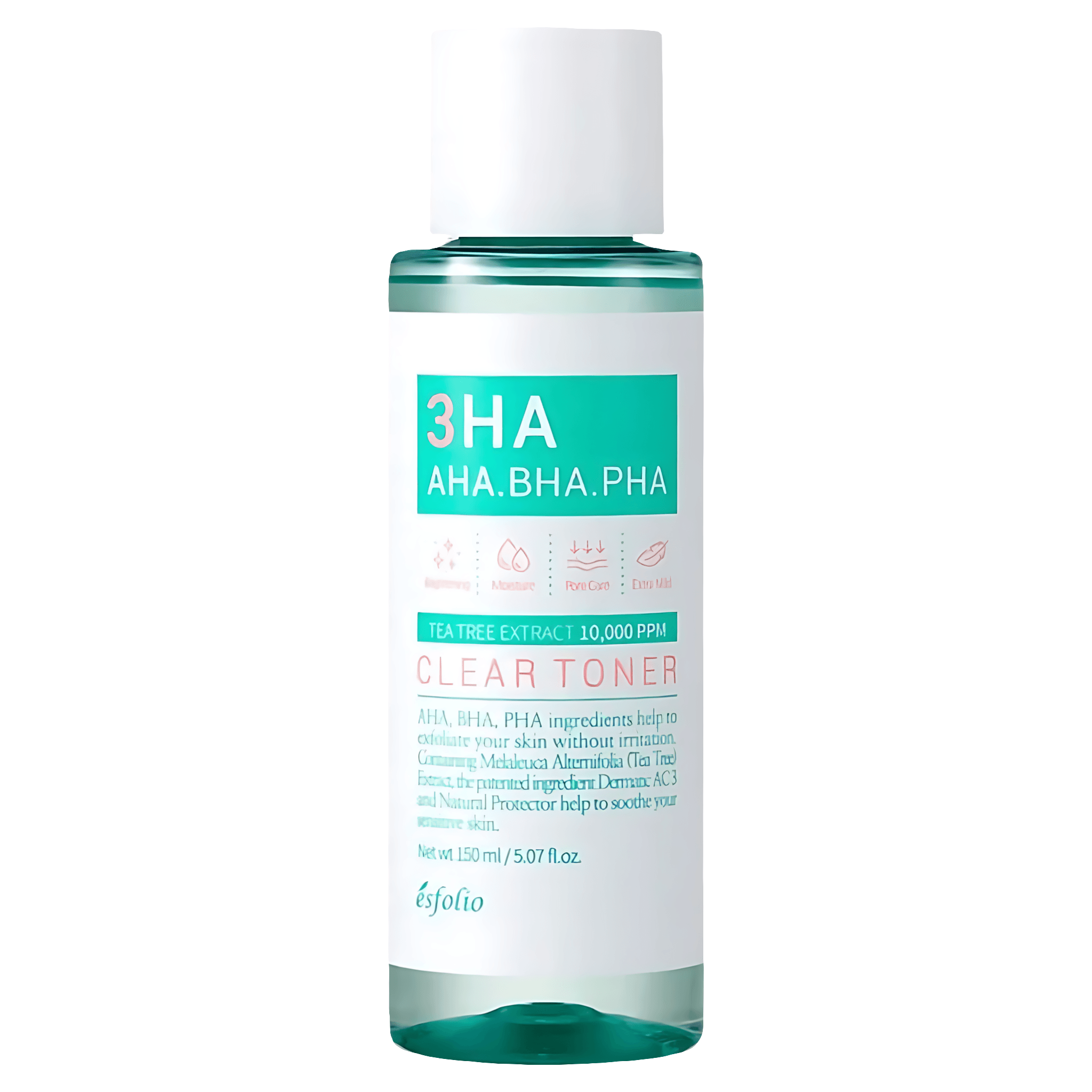 Toner exfoliant/hidratant cu 3HA Esfolio, 150 ml