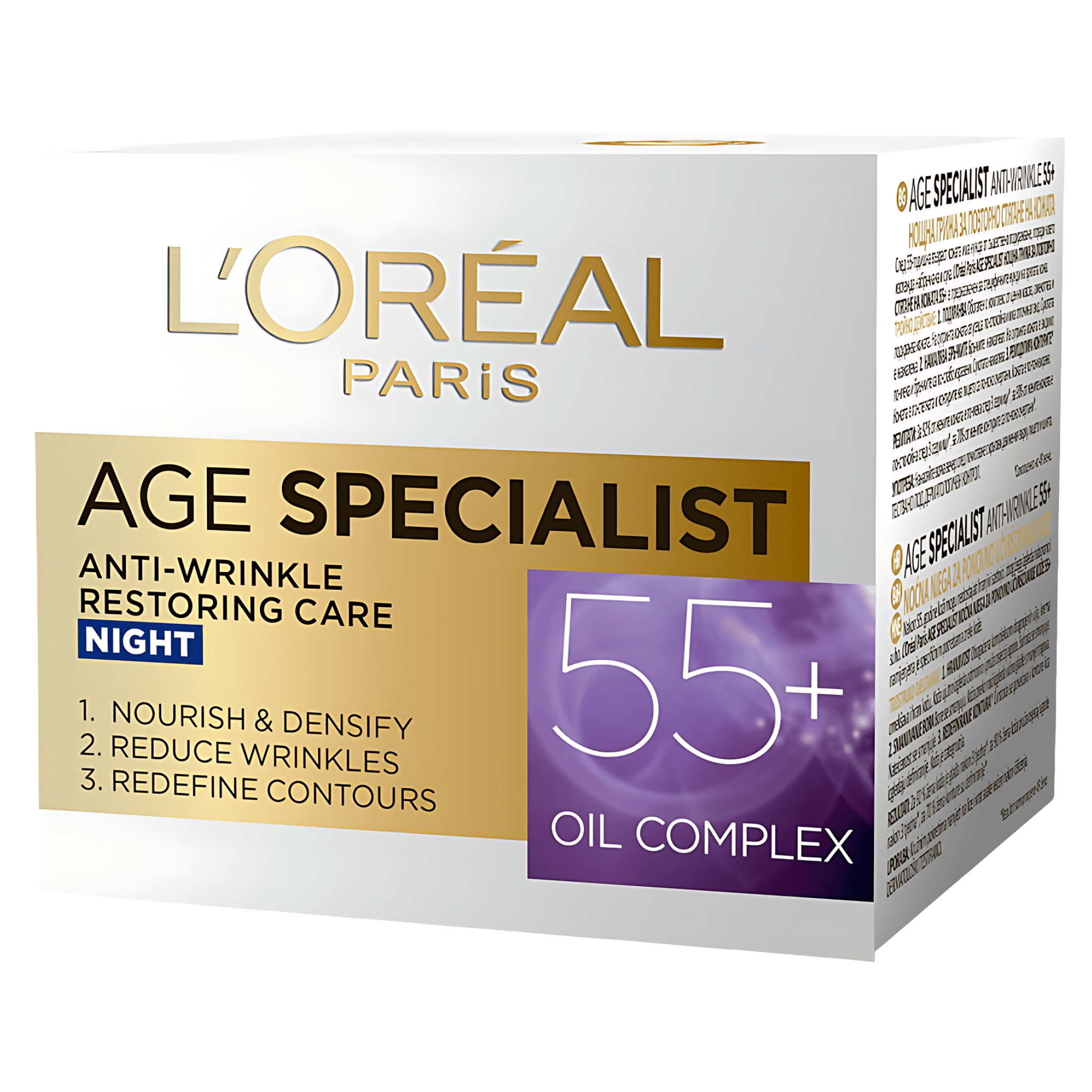 Crema antirid pentru fata L'Oreal Paris Age Specialist 55+ de noapte 50 ml
