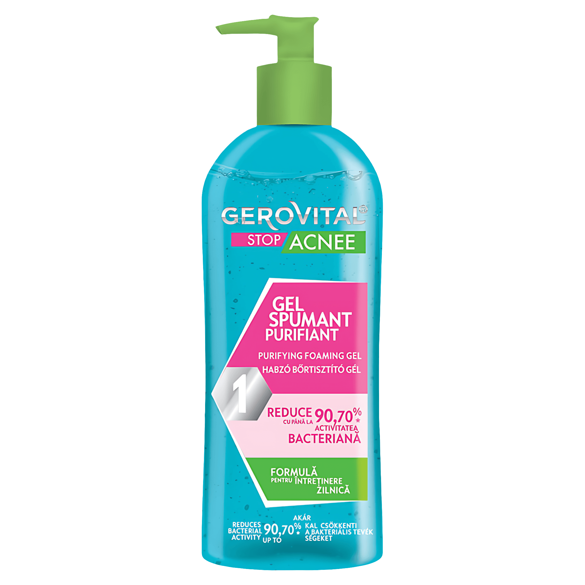 Gel spumant purifiant Gerovital Stop Acnee 150ml