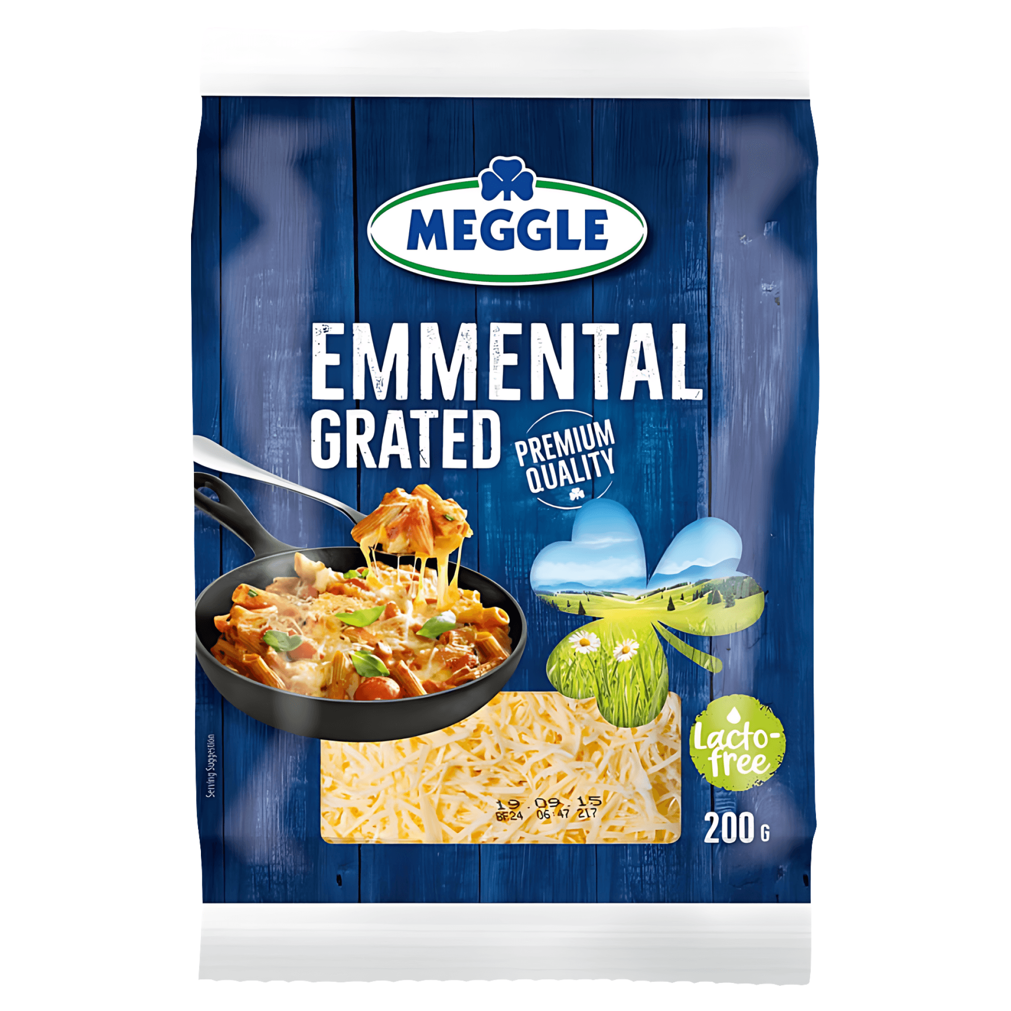 Cascaval emmental ras Meggle, 200 g