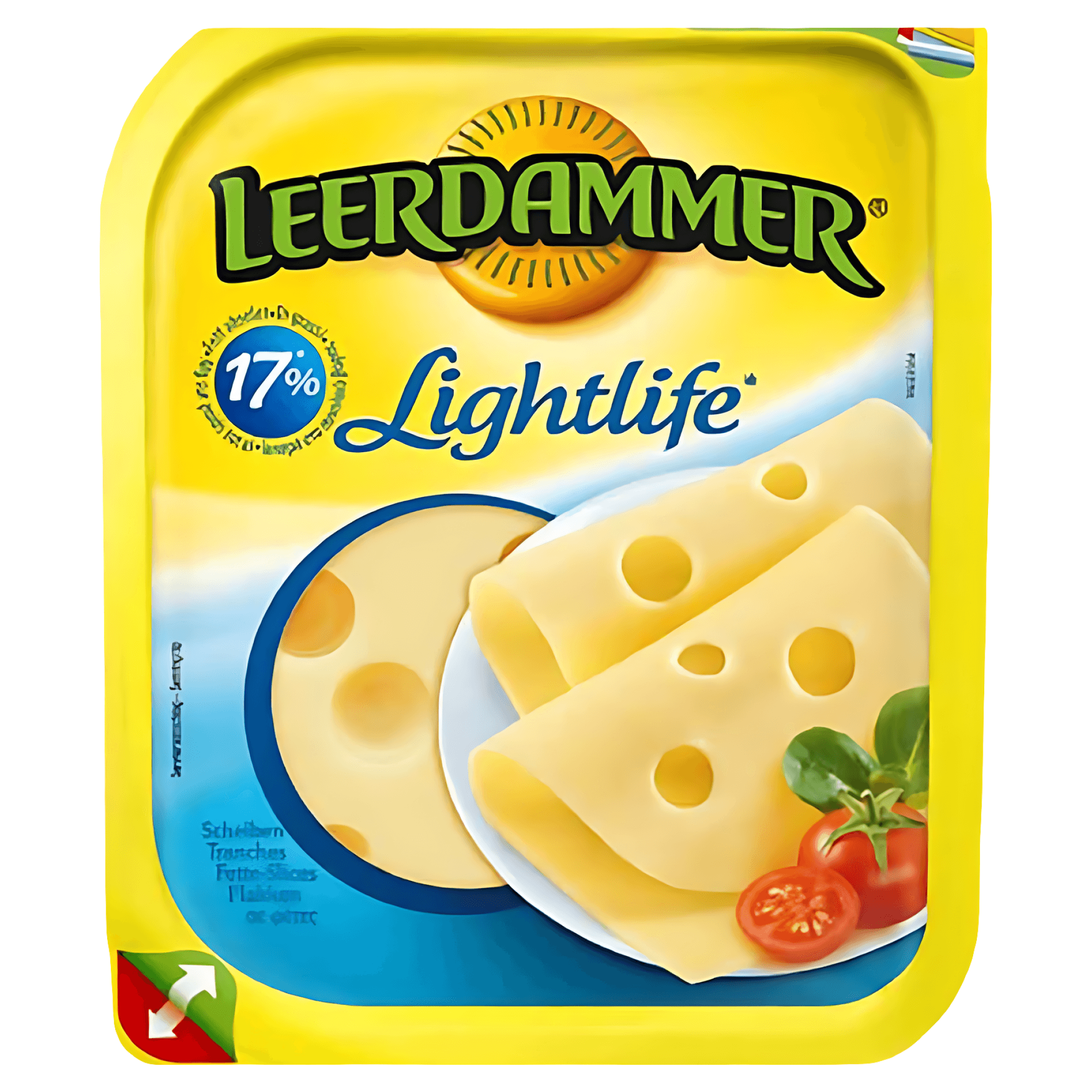 Branza olandeza Leerdammer Lightlife, 100 g