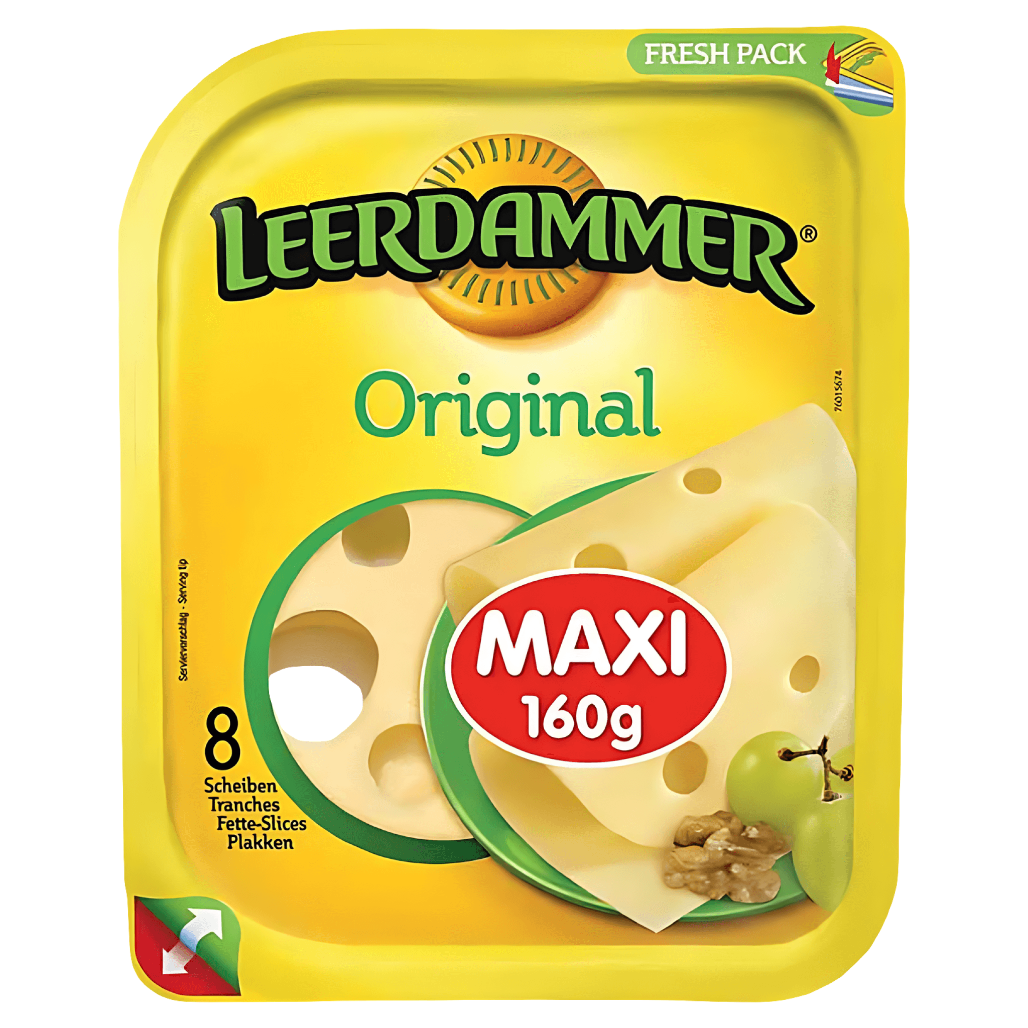Branza olandeza Leerdammer Original, 160 g