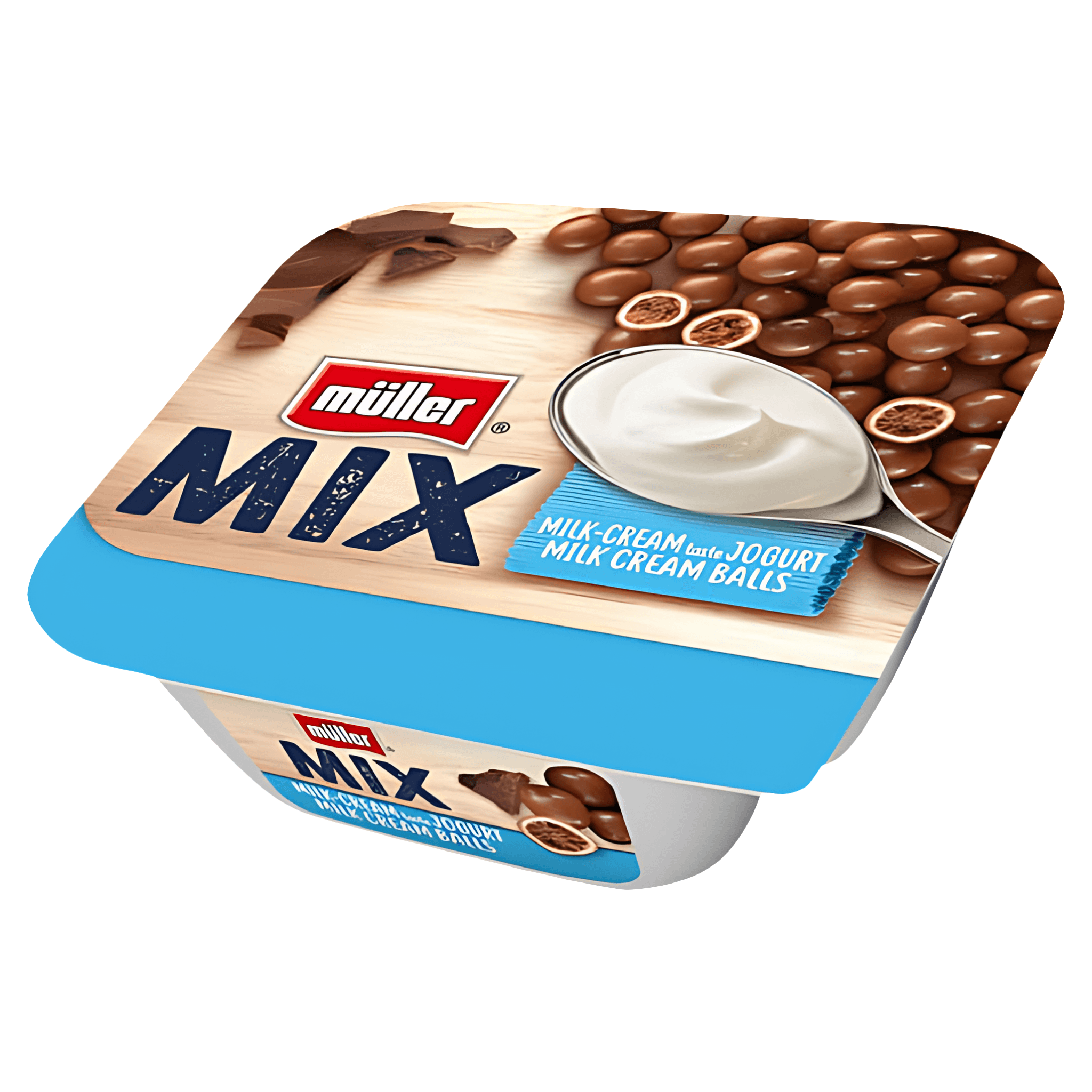 Iaurt cu cereale cu crema de lapte Muller Mix, 130 g