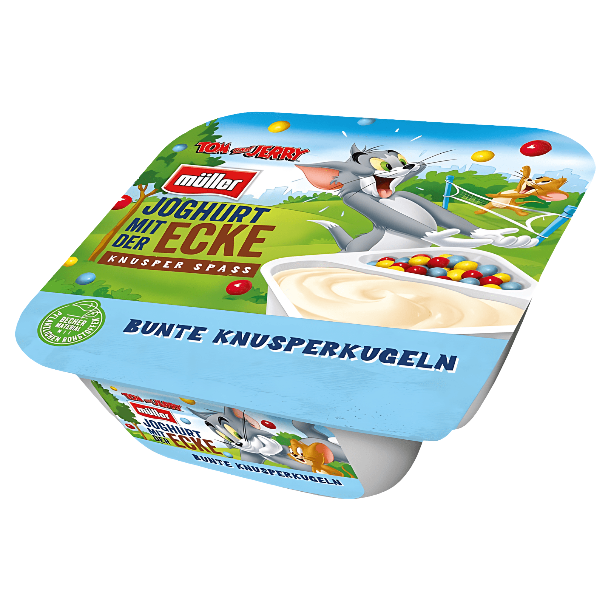 Iaurt cu bilute de ciocolata Muller, 140 g