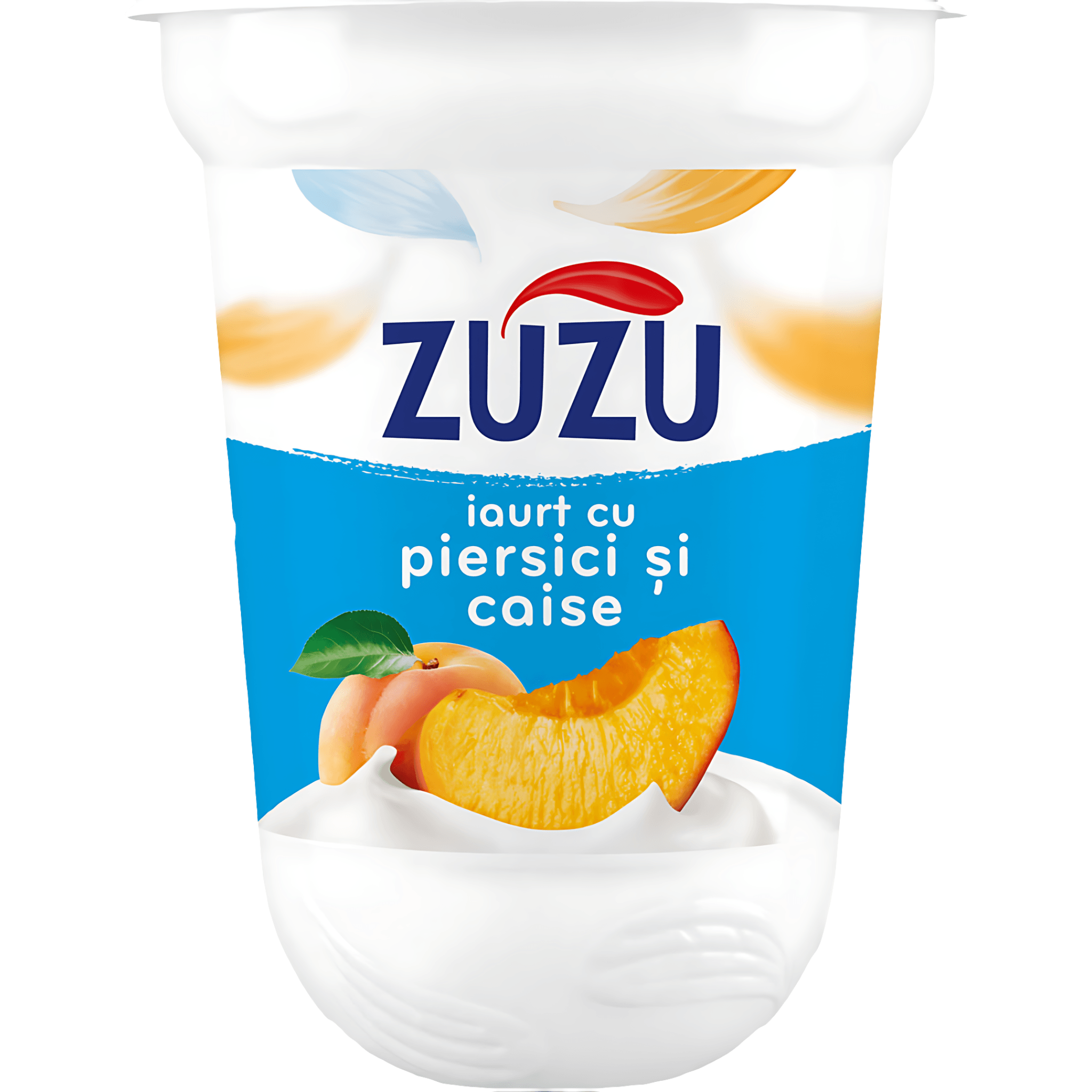 Iaurt cu piersici si caise Zuzu, 400 g