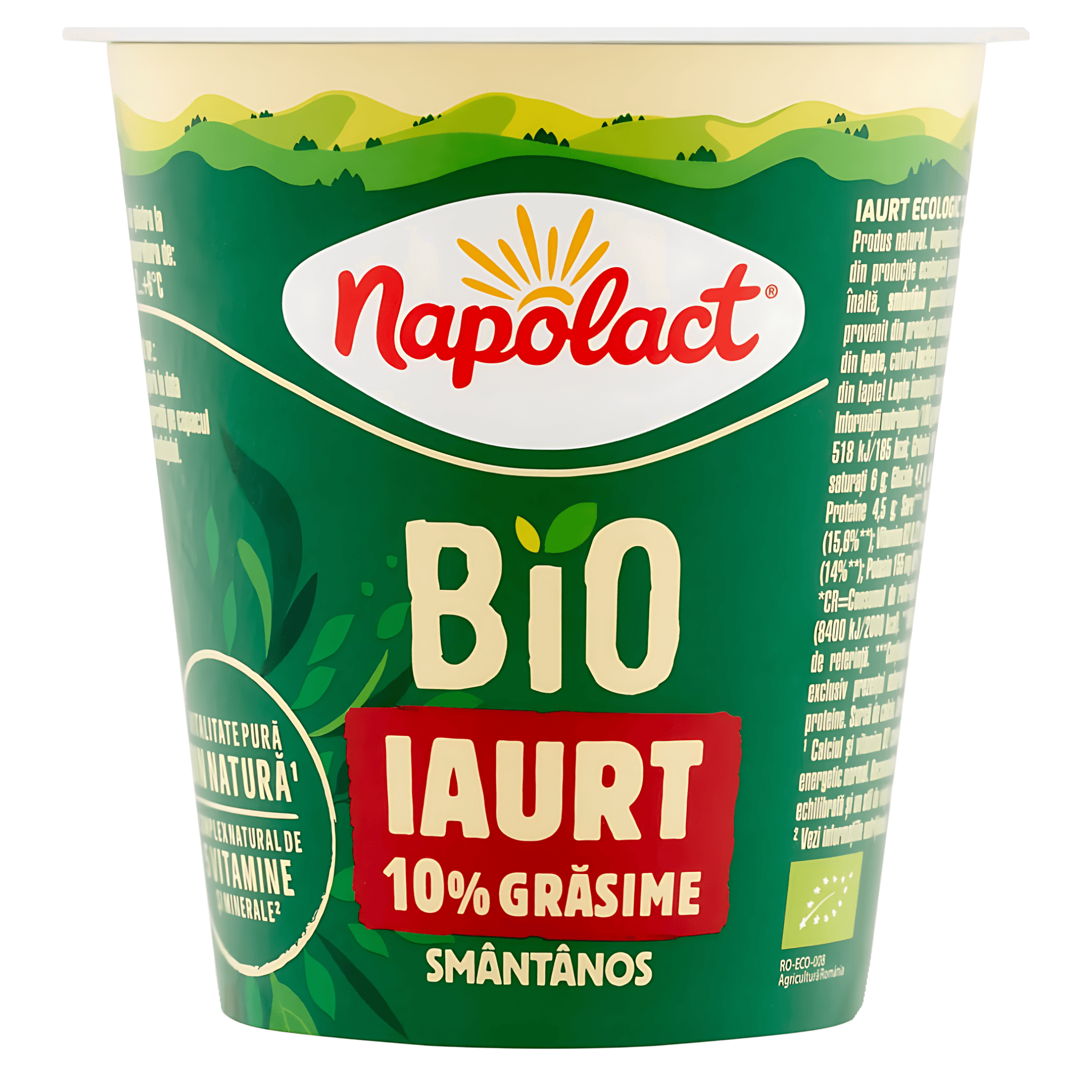 Iaurt smantanos BIO Napolact, 140 g