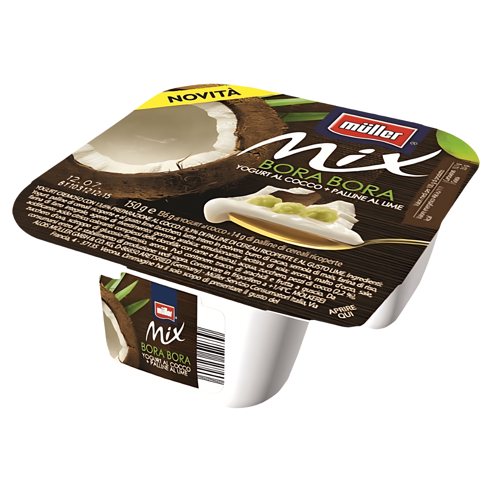 Iaurt cu mix de fructe Muller, 150 g