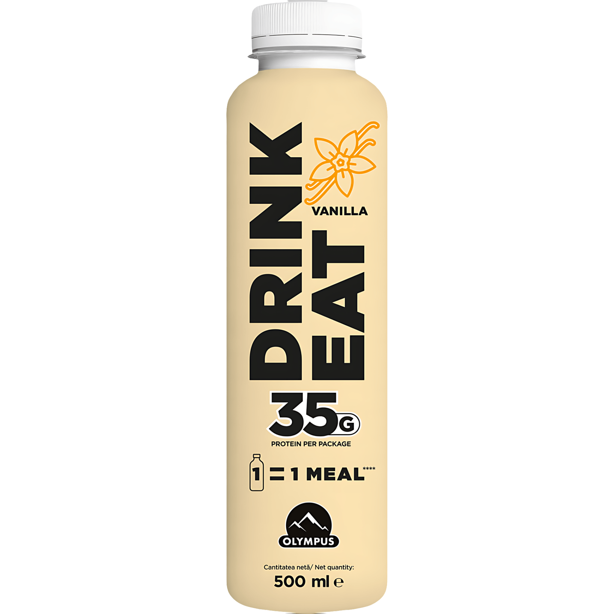 Bautura pe baza de lapte cu aroma de vanilie Olympus Drink Eat, 500 ml