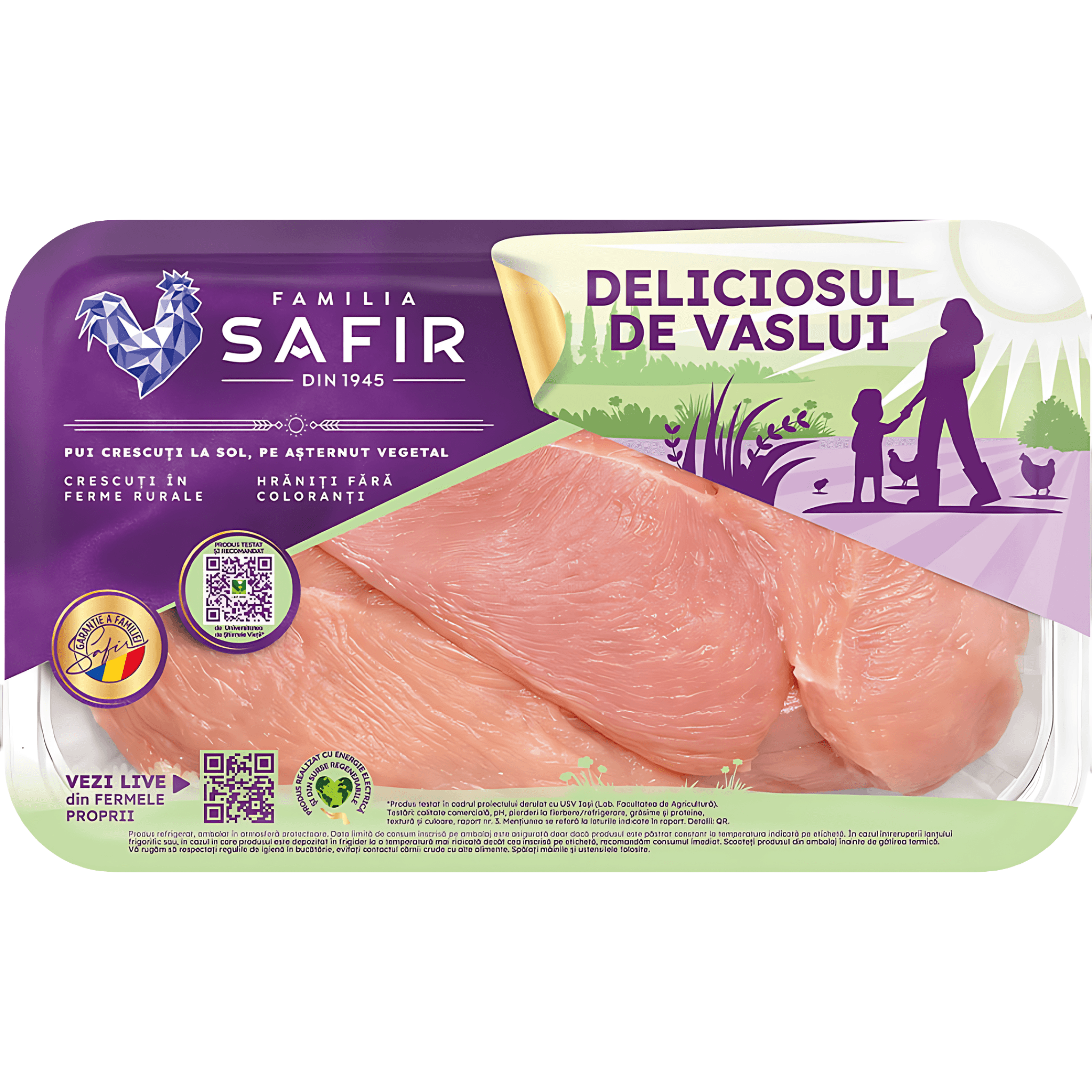 Piept de pui feliat Deliciosul de Vaslui, +/- 1 kg