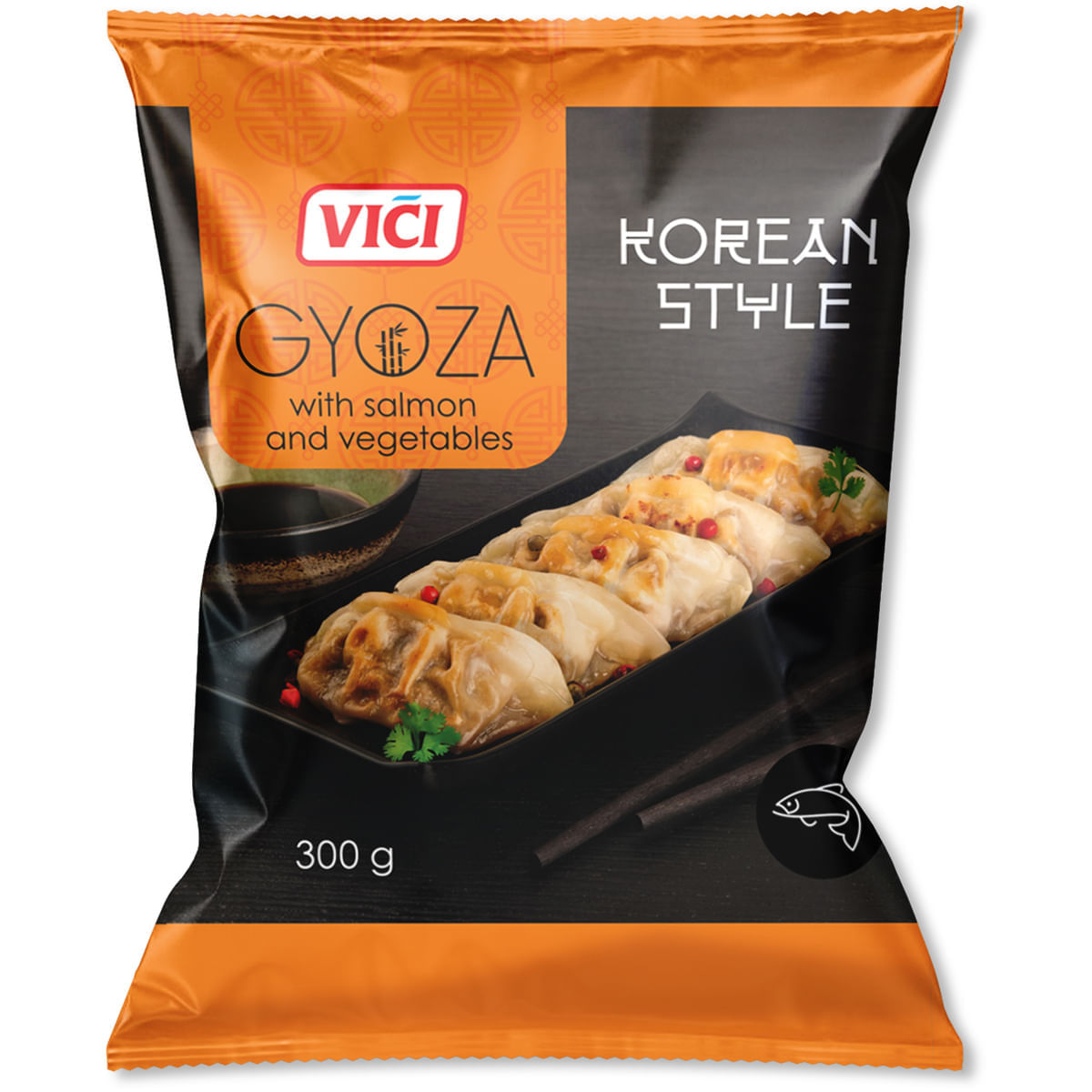 Coltunasi cu somon si legume Vici, 300 g