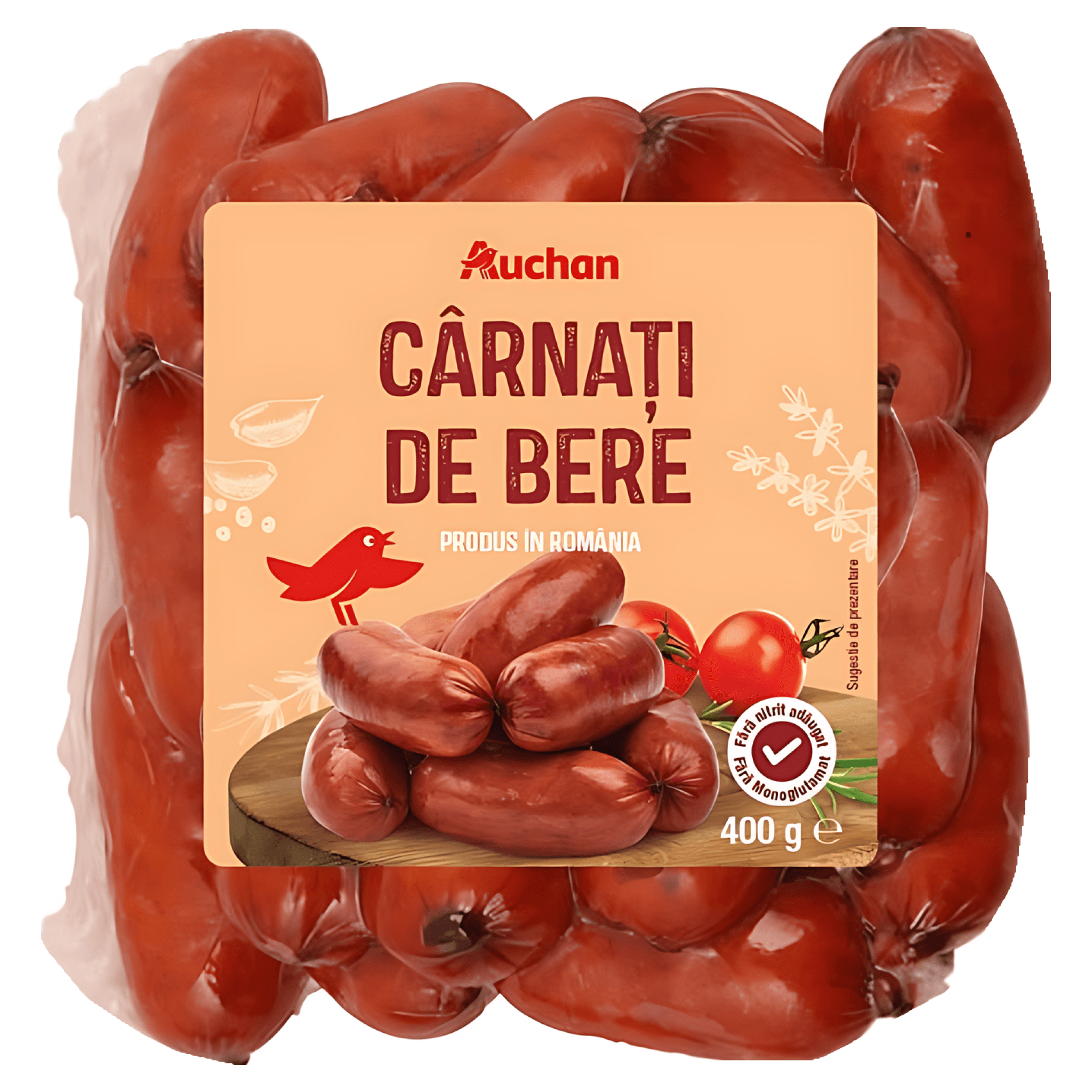 Carnati de bere Auchan, 400 g