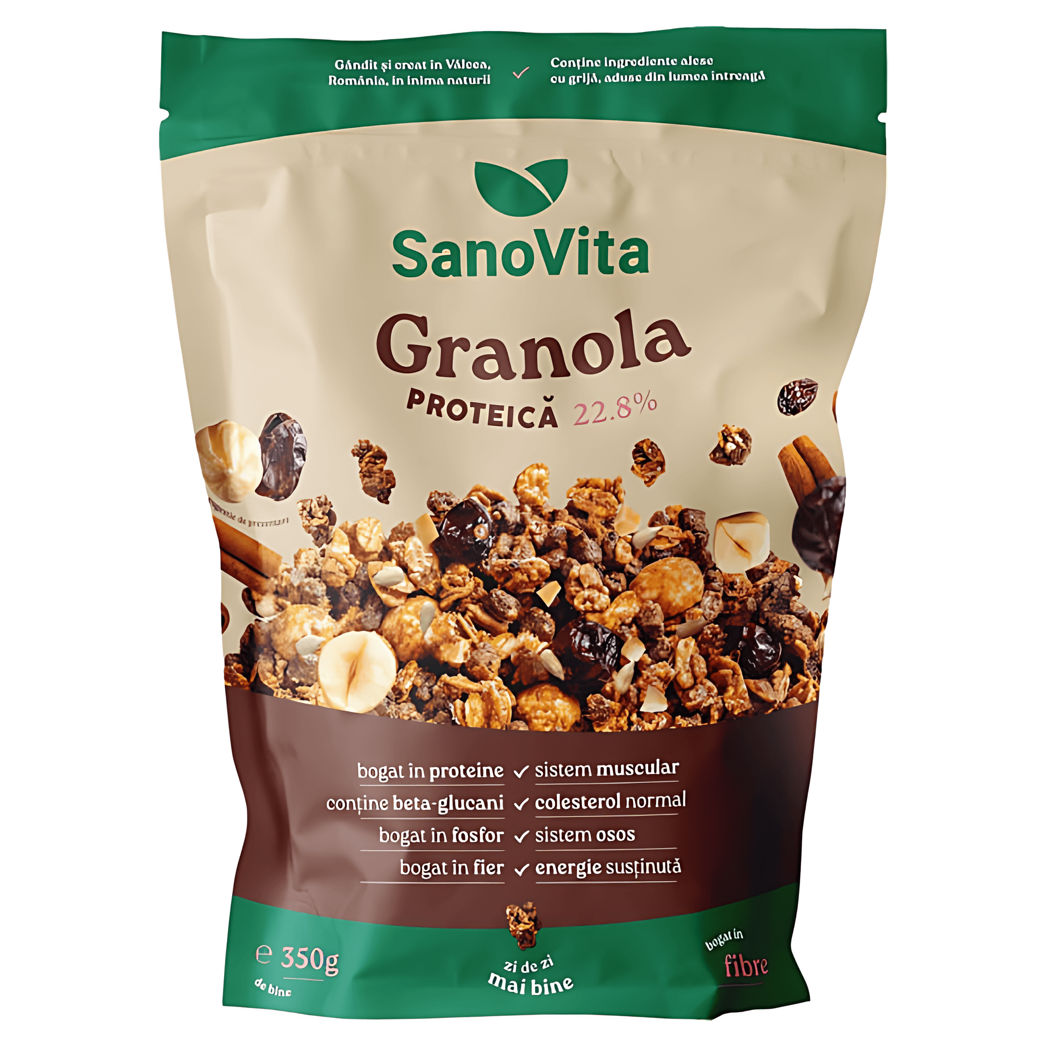 Granola proteica SanoVita, 350 g