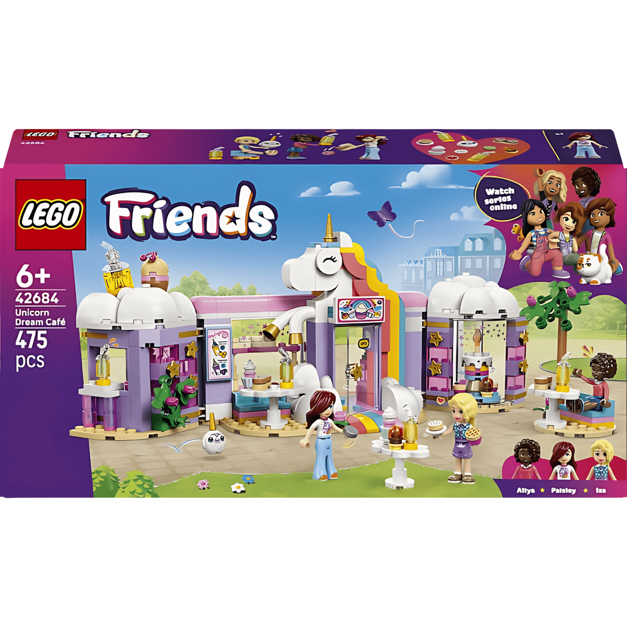 LEGO Friends - Cafeneaua de vis Unicorn 42684, 475 piese