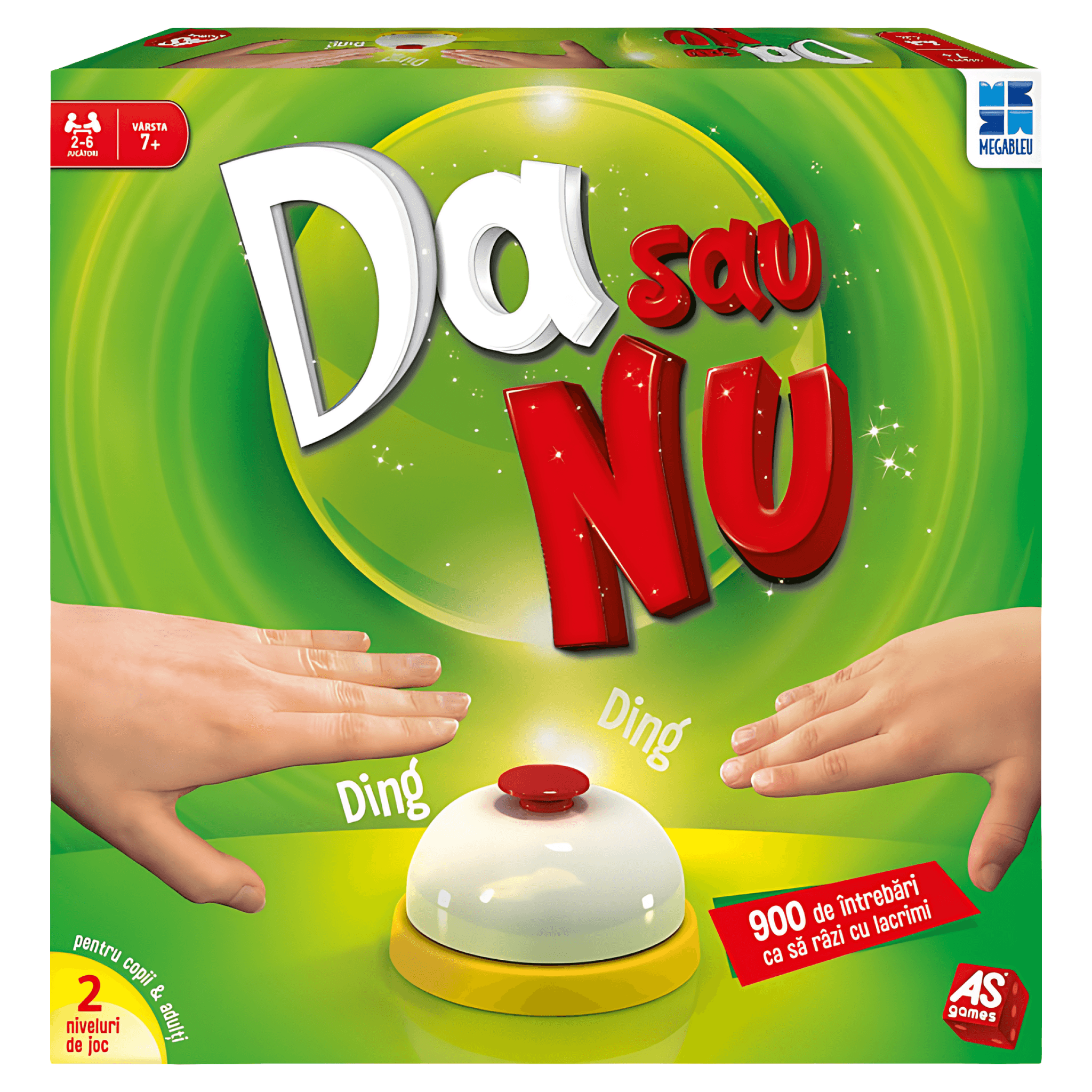 Joc de societate AS Games Da sau Nu, 900 de intrebari