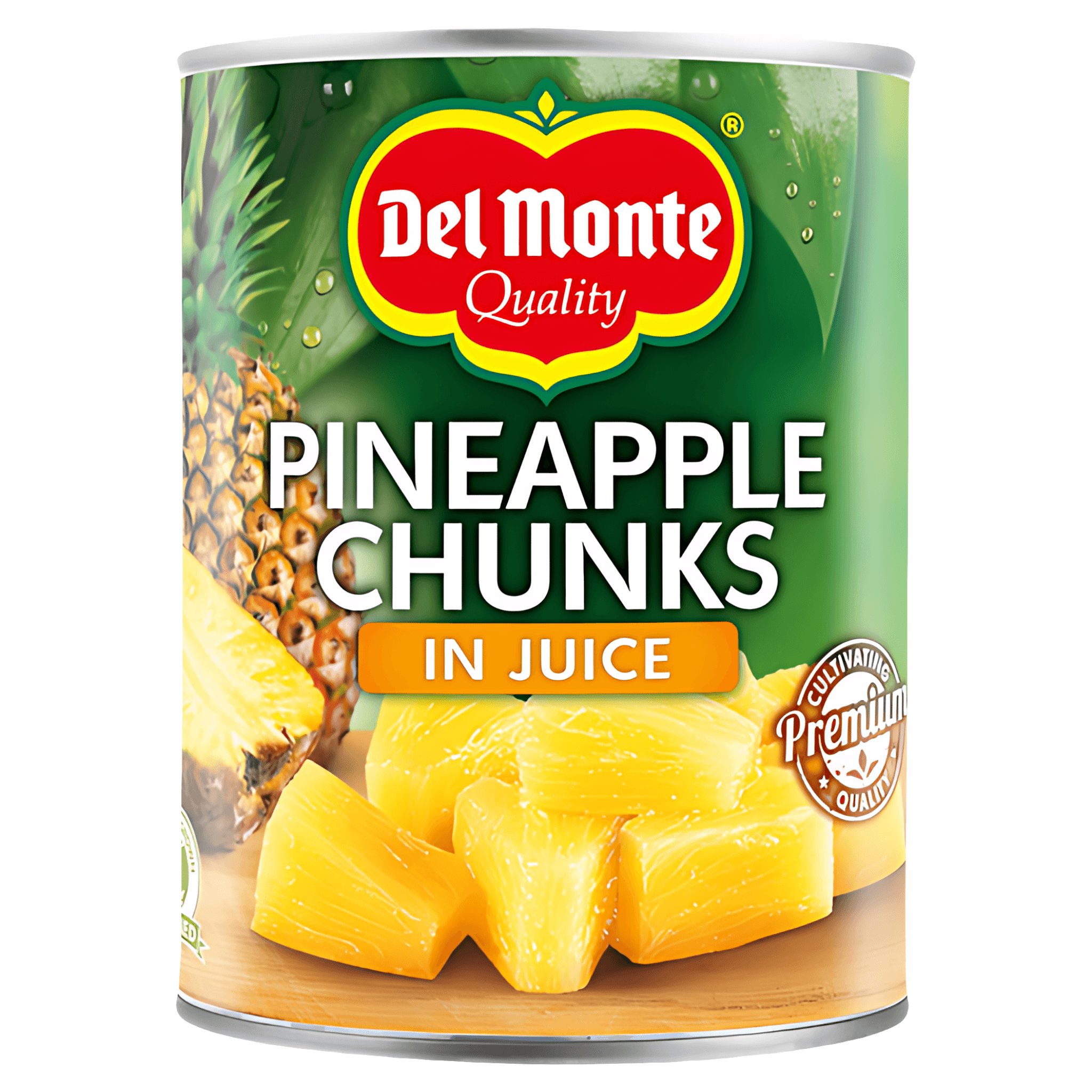 Ananas bucati in suc propriu Del Monte, 560 g