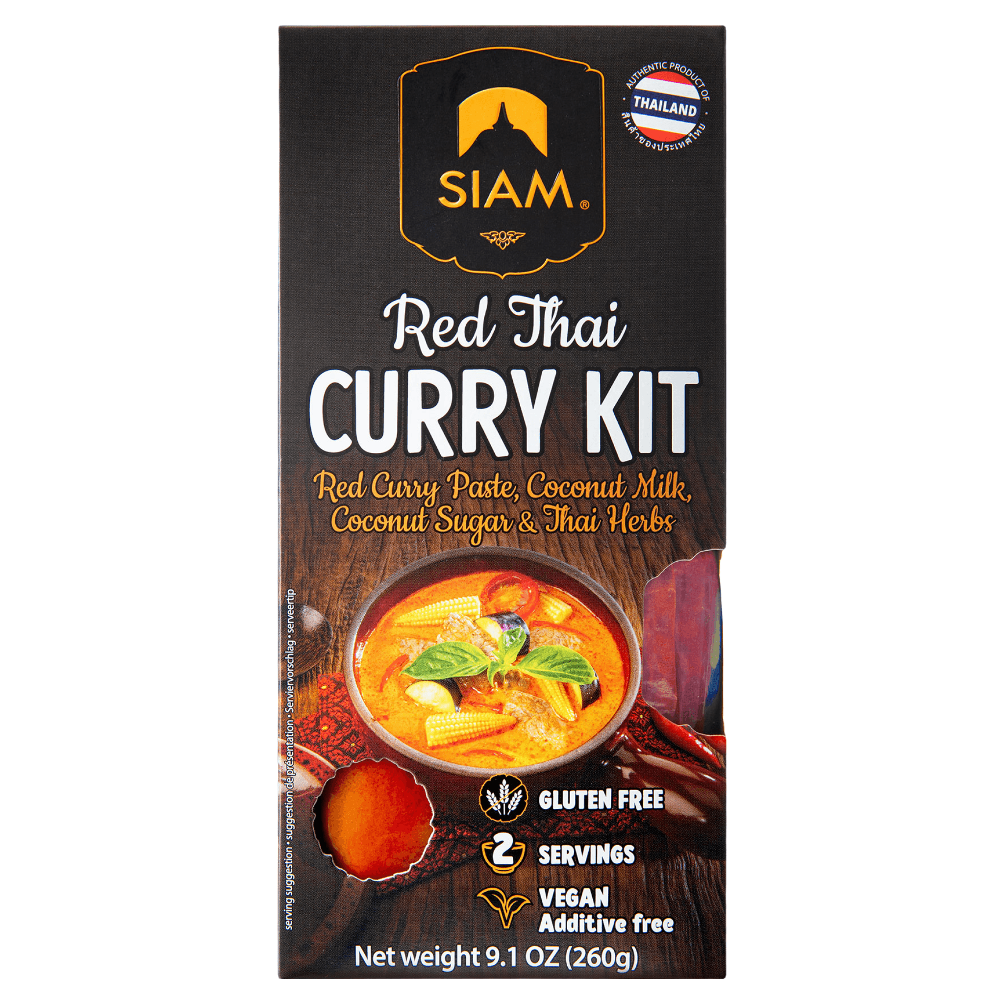 Kit pentru curry rosu thailandez deSIAM, 260 g