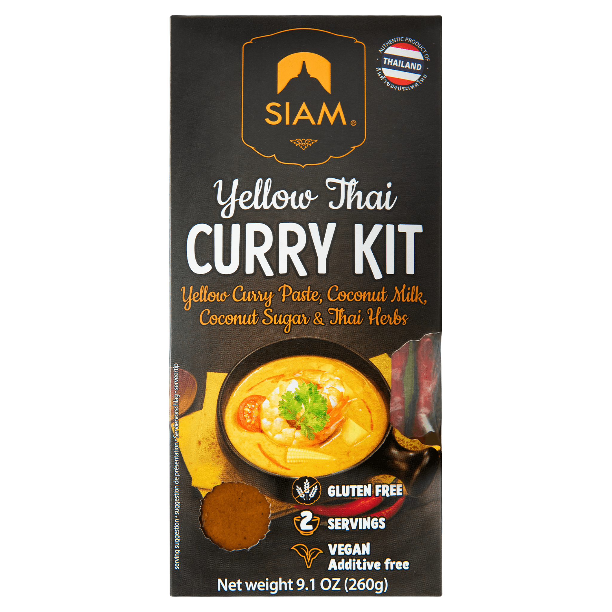 Kit pentru curry galben thailandez deSIAM, 260 g