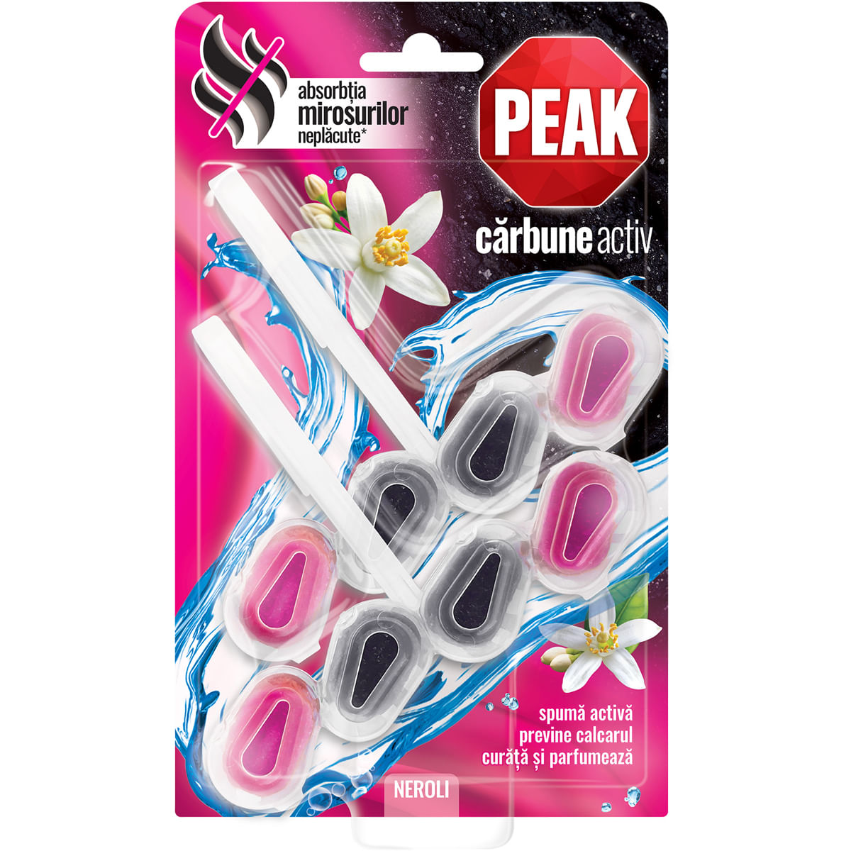 Odorizant wc Peak Carbune Activ Neroli, 2 x 48 g