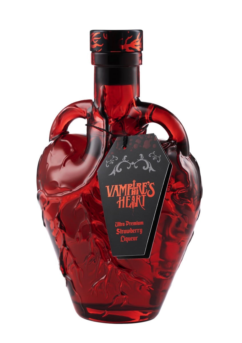 Capsunata Distileriile Bran Vampire's Heart, lichior de capsuni, 30% alcool, 0.25 l