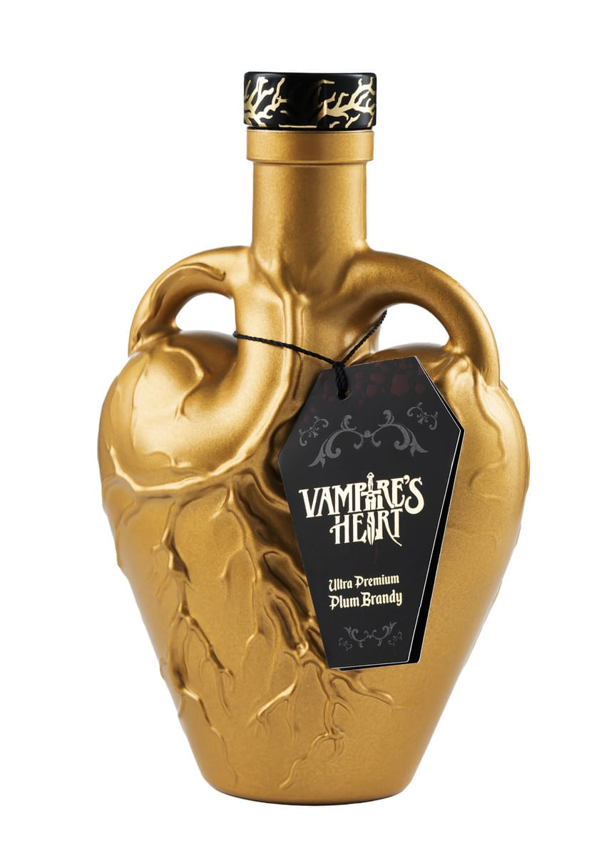Palinca de prune Distileriile Bran Vampire's Heart, 50% alcool, 0.25 l