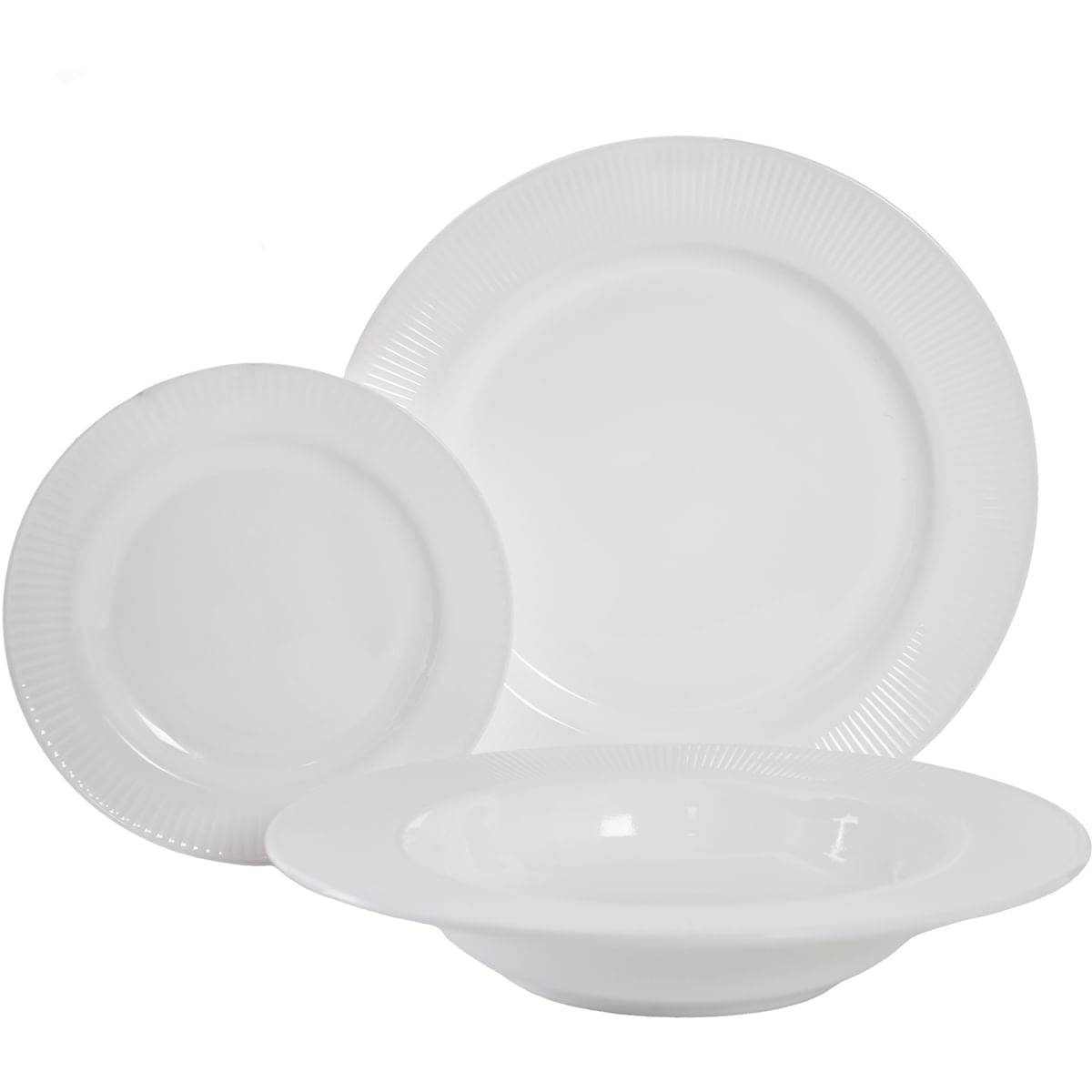 Serviciu de masa Actuel, opal, 18 piese